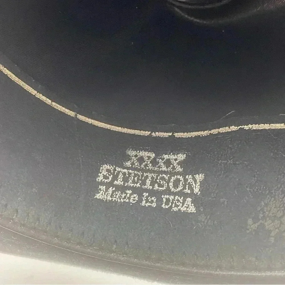 Stetson Diamond Jim Gun Club Hat fur felt size 7 western hunting rodeo - Picture 6 of 9